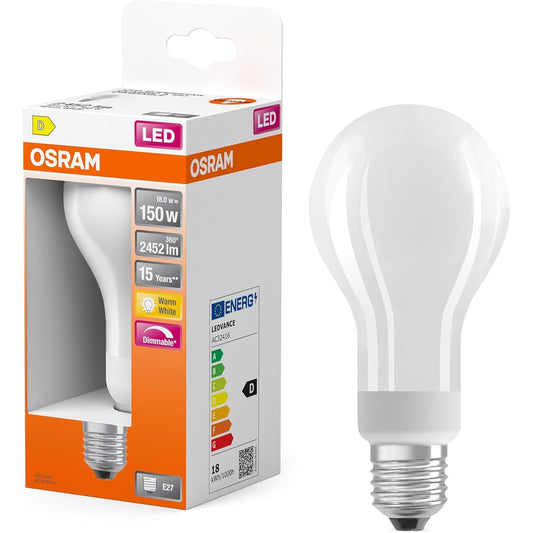 210963 - OSRAM Ampulë LED SUPERSTAR CLASSIC A, E27, Ngjyrë e Bardhë, 2700K, 18W, Ekuivalent me 150W