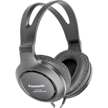 269011 - PANASONIC Kufje HiFi RP-HT161E-K - kabllo 2 m, 10-27,000 Hz, altoparlantë 30 mm, të zeza