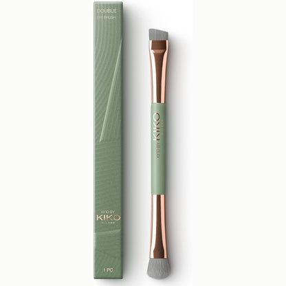 317780 - KIKO Milano Kind by KIKO Double Eye Brush 01, Furçë e dyfishtë për hijen e syve