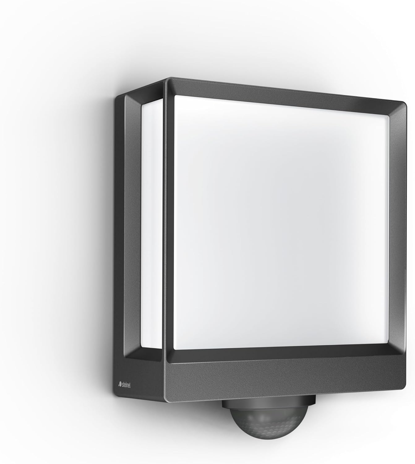 217080 - STEINEL Llambë muri LED e jashtme L 40 SC Connect, detektor lëvizjeje 180°, dritë inteligjente e jashtme, nisje e butë, e kontrollueshme nëpërmjet aplikacionit, antracit
