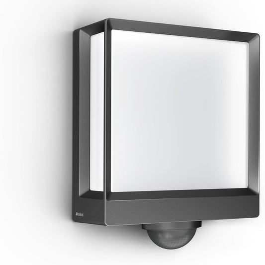260100 - STEINEL Llambë muri LED e jashtme L 40 SC Connect, detektor lëvizjeje 180°, dritë inteligjente, antracit