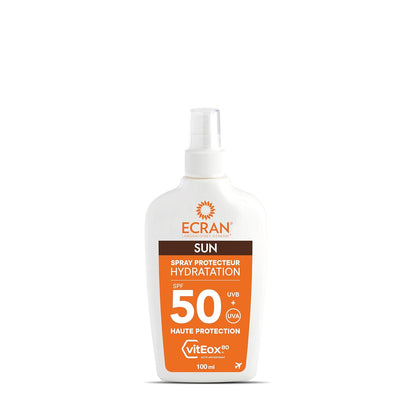 318815 - ECRAN® Sprej Hidratues Mbrojtës, SPF 50, Madhësi udhëtimi, Teknologjia vitEox80, Vitamina E