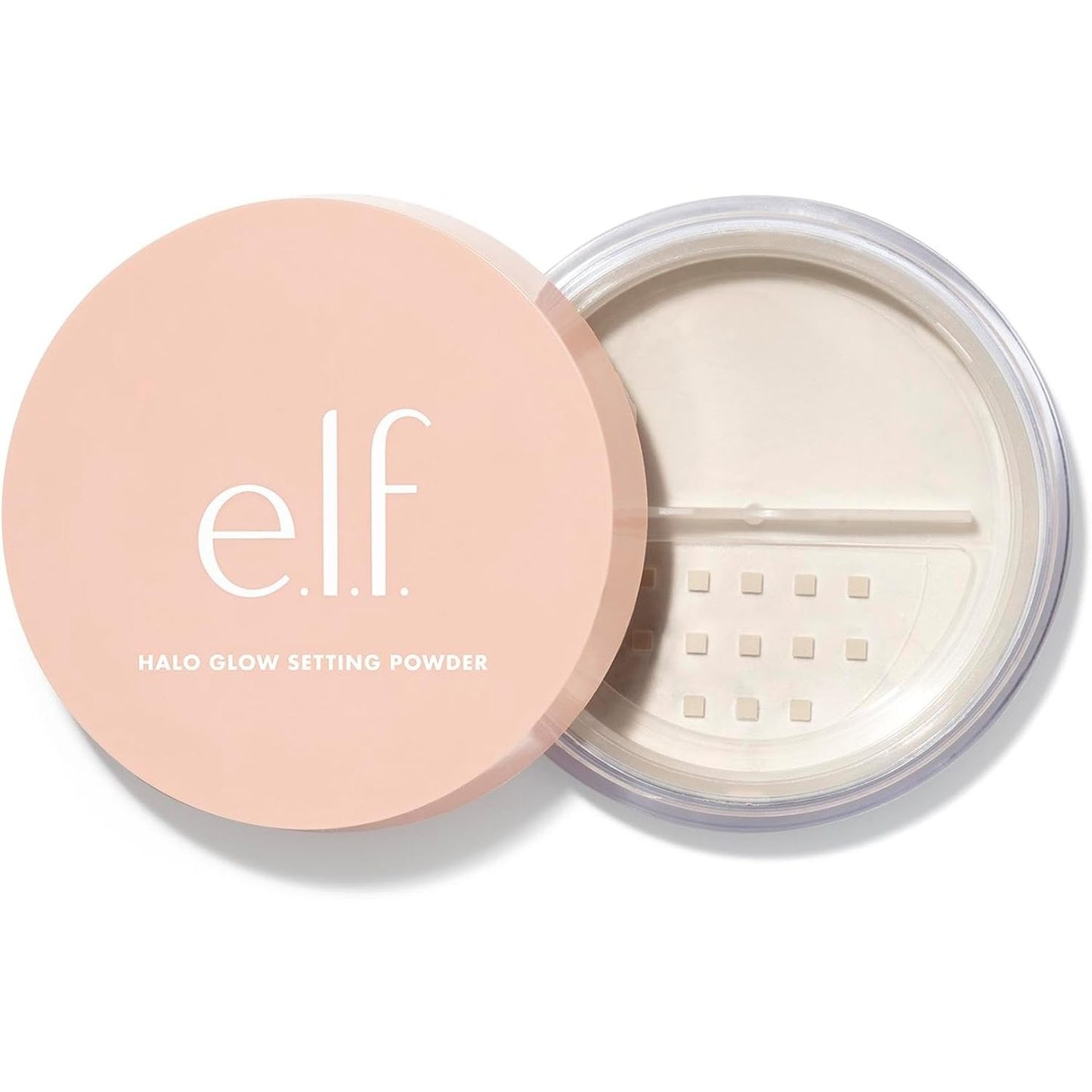 318384 - elf Pudër fiksuese Halo Glow, e butë, përfundim gjysmë-mat