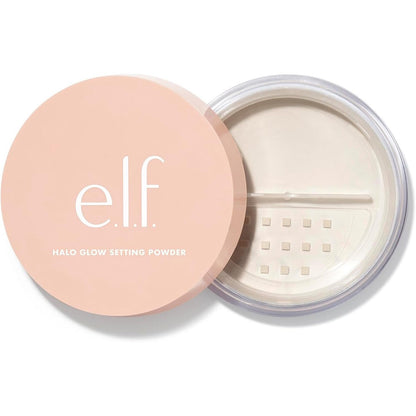 318384 - elf Pudër fiksuese Halo Glow, e butë, përfundim gjysmë-mat