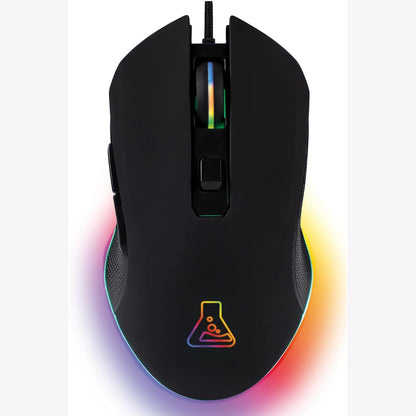 320526 - G-Lab Maus Lojërash USB me Tel Kult Helium, Sensor Optik 800 deri në 6400 DPI, 6 Butona, i Kompatibël me PC, PS4, Xbox One dhe PS5