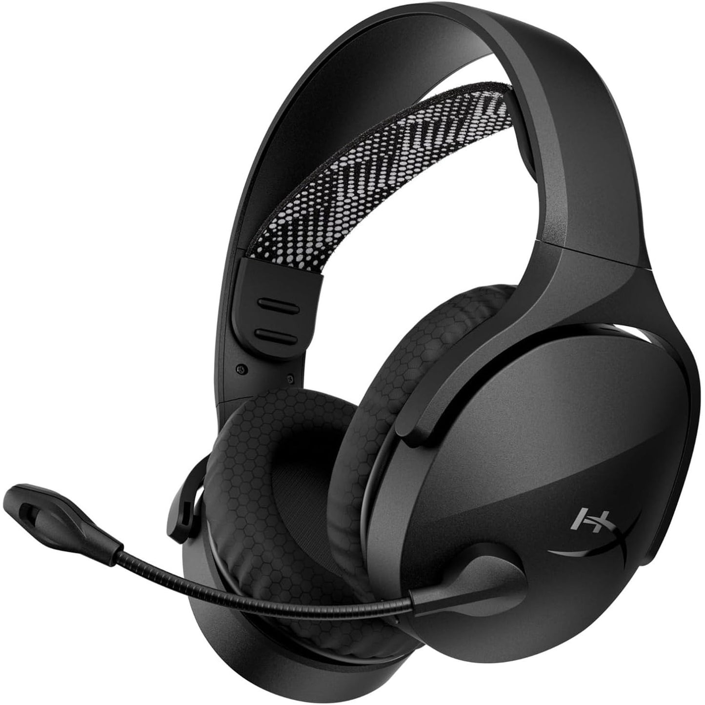 273167 - HYPERX CLOUD JET - Kufje Lojërash pa tel - 2.4 GHz dhe Bluetooth - Kompatibilitet: PC, Mac, PS5, PS4, Celular - Drajverë 40 mm - Jetëgjatësi Baterie 25 Orë - Mikrofon i Rrotullueshëm për Heshtje - Dizajn i Lehtë - i Zi