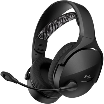 273167 - HYPERX CLOUD JET - Kufje Lojërash pa tel - 2.4 GHz dhe Bluetooth - Kompatibilitet: PC, Mac, PS5, PS4, Celular - Drajverë 40 mm - Jetëgjatësi Baterie 25 Orë - Mikrofon i Rrotullueshëm për Heshtje - Dizajn i Lehtë - i Zi