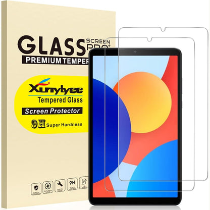 274302 - XUNYLLEE 2 copë, Xham i temperuar për Xiaomi Redmi Pad SE 8.7 Inç 2024, Mbrojtës Ekrani