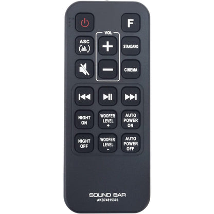 274426 - VINABTY Telekomandë Zëvendësuese AKB74815376 për LG Soundbar MA5 SJ4 SJ3, Pa Tel
