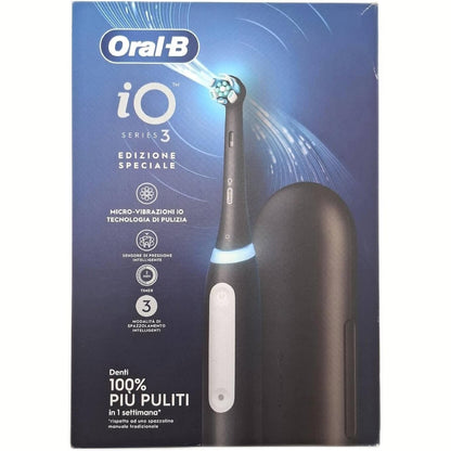 335801 - ORAL-B Furçë dhëmbësh elektrike e rikarikueshme iO 3N, Ngjyra e zezë, 1 kokë zëvendësuese, 1 pastë dhëmbësh Pro-Repair 75ml