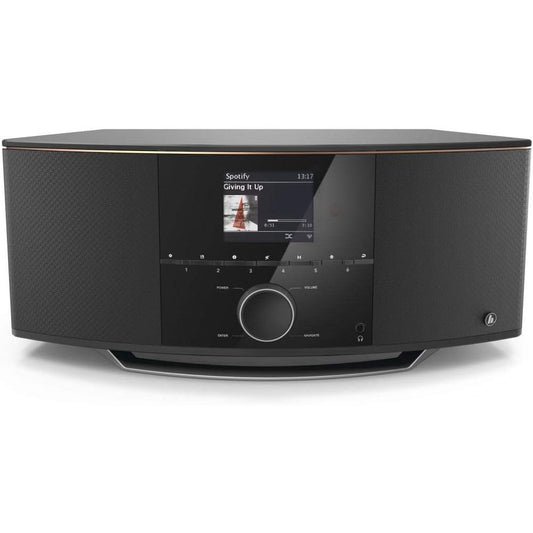 188666 - HAMA Radio Interneti Bluetooth & DAB+ DIR150BT, Radio Dixhital WLAN, Suport për Spotify & Amazon Music, 90W, Ekran me ngjyra, Alarm & Telekomandë - E Zezë