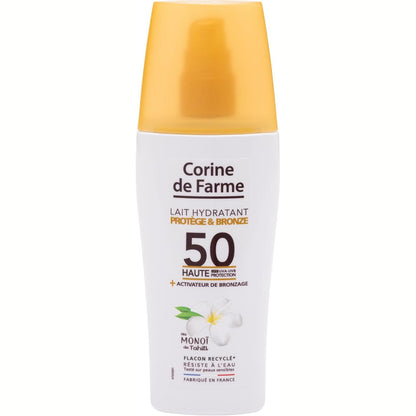 303580 - CORINE DE FARME LOCION HIDRATUES PËR MBROJTJEN NGA DIELLI SPF50 TAHITIAN MONOI 150ML