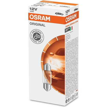 335338 - OSRAM Llambë Drite për Bagazhe 12V 10W, Set, Ndriçim Origjinal i Brendshëm C10W, 6438, 12V, Kuti e Palosshme me 10 copë
