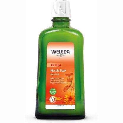 317976 - WELEDA - Organic Sport & Muscle Bath (vegan) - Shtesë natyrale kozmetike për banjë me vajra esencialë - 1 x 200ml