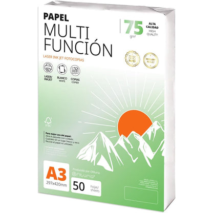 274562 - OFITURIA Letër A3 75gsm, 50 fletë, Letër Printeri Shumëfunksionale, 75g, 50 fletë
