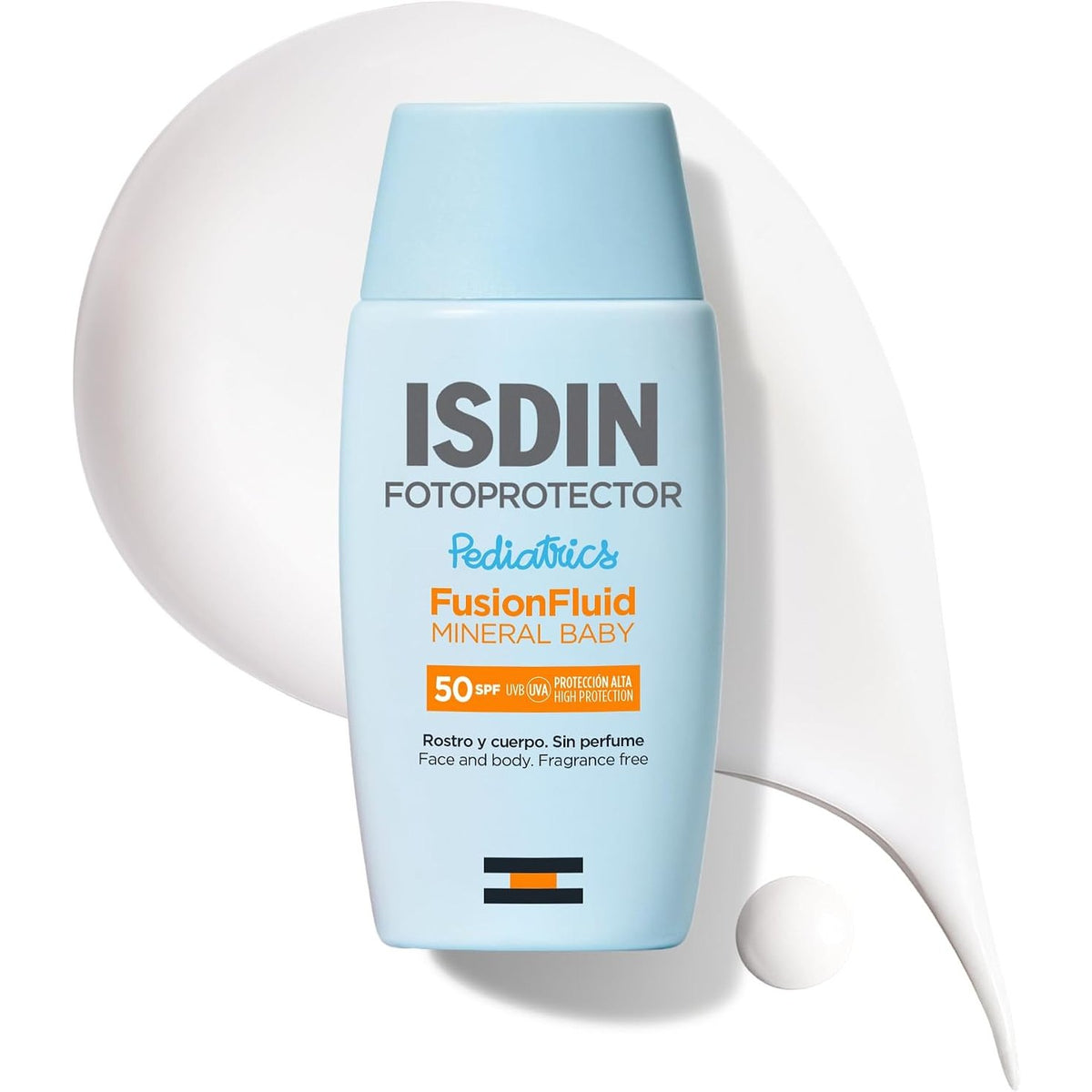311591 - ISDIN Fotoprotección Fusion Fluid Mineral Baby Pediatrics, SPF50, 50ml, krem kundër diellit pa filtra kimikë, 100% mineral