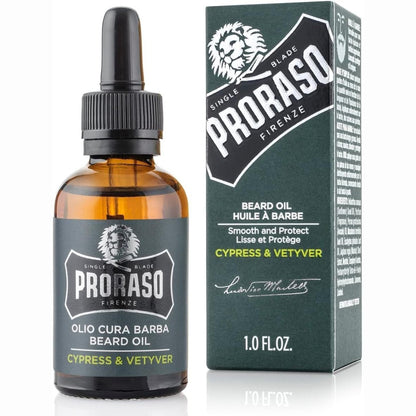 307991 - Proraso Vaj për mjekër me selvi dhe vetiver, zbutës për mjekër, 30 ml