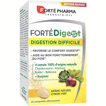 298766 - FORTÉ PHARMA - Forté Digest - Shtesë Ushqimore për Tretje - 20 Tableta Eferveshente