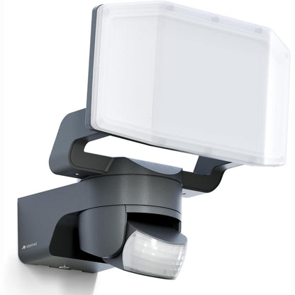 221102 - STEINEL Dritë LED XLED Protect S Antracite për Jashtë, Sensor Lëvizjeje 180°, 3000K e Bardhë e Ngrohtë, 14.3W, IP54