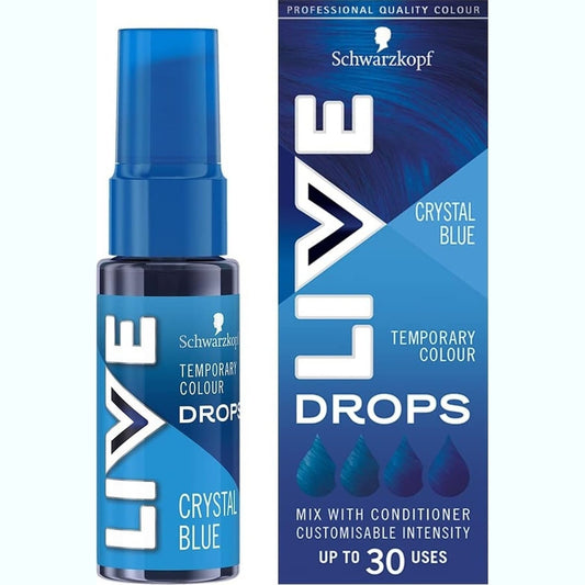297408 - SCHWARZKOPF LIVE Color Drops Ngjyrë gjysmë-permanente blu 30ml, 2 deri në 12 larje