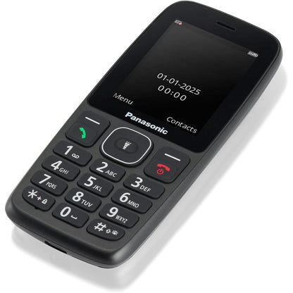 292690 - PANASONIC KX-TF400EXB Telefon 4G, VoLTE, 280 orë në gatishmëri, Ngarkim USB-C, Ekran 2.4 inç, Bluetooth, IP44