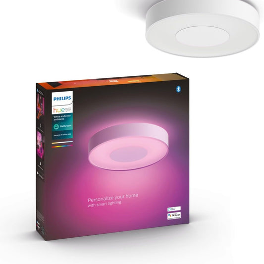 102008 - PHILIPS Hue White dhe Color Ambiance Xamento, Plafonier Smart, Madhësia Mesatare, Bluetooh, 33.5 W, Ngjyra e Bardhë