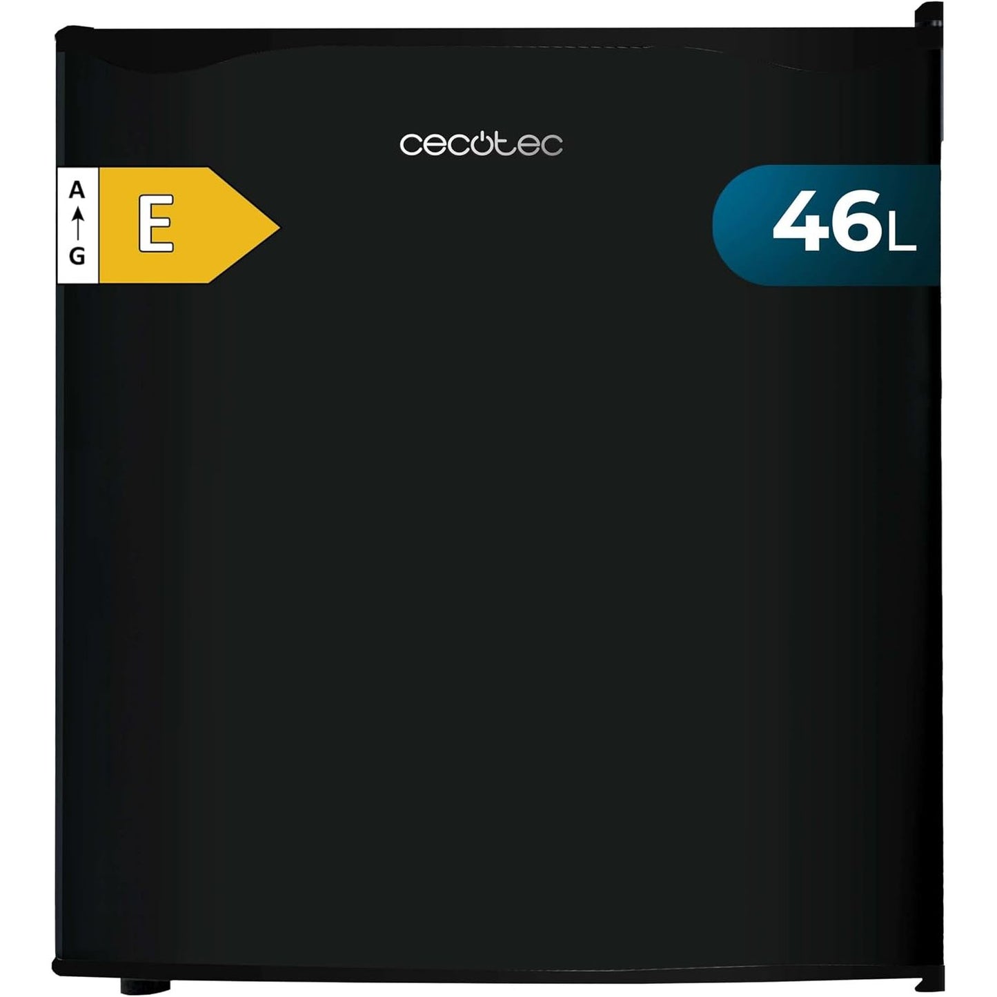 288133 - CECOTEC Frigorifer Mini GrandCooler 46L, lartësia 48.7 cm, gjerësia 48 cm, derë e kthyeshme, dizajn kompakt