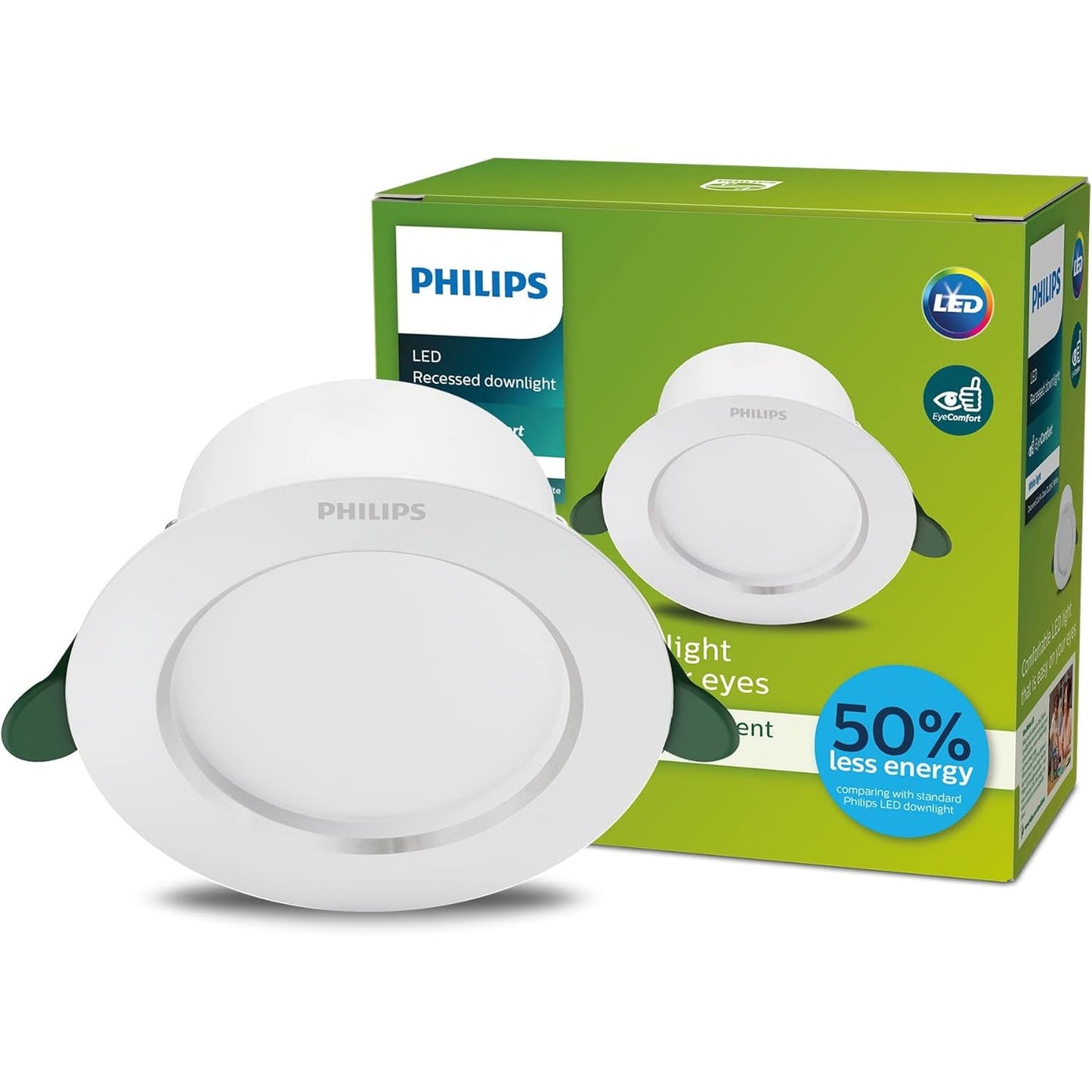 252114 - PHILIPS - Dritë e fokusuar e fshehur Diamond Cut UltraEfficient Gen. 2, 150 mm, 4000 K, 1050 lumen, e bardhë