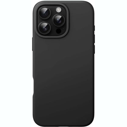 269210 - JETech Mbështjellëse prej silikoni për iPhone 16 Pro 6.3 inç, rezistente ndaj gërvishtjeve, e zezë