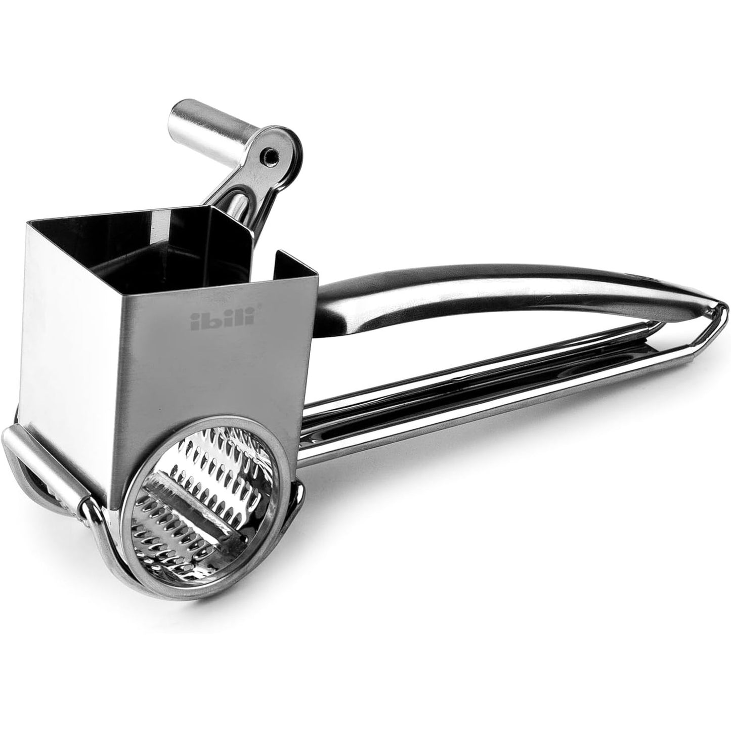 162909 - IBILI Rende Djathi Rrotulluese, Materiali: Çelik Inox 18%, Madhësia: 20 x 11 x 8.3 cm