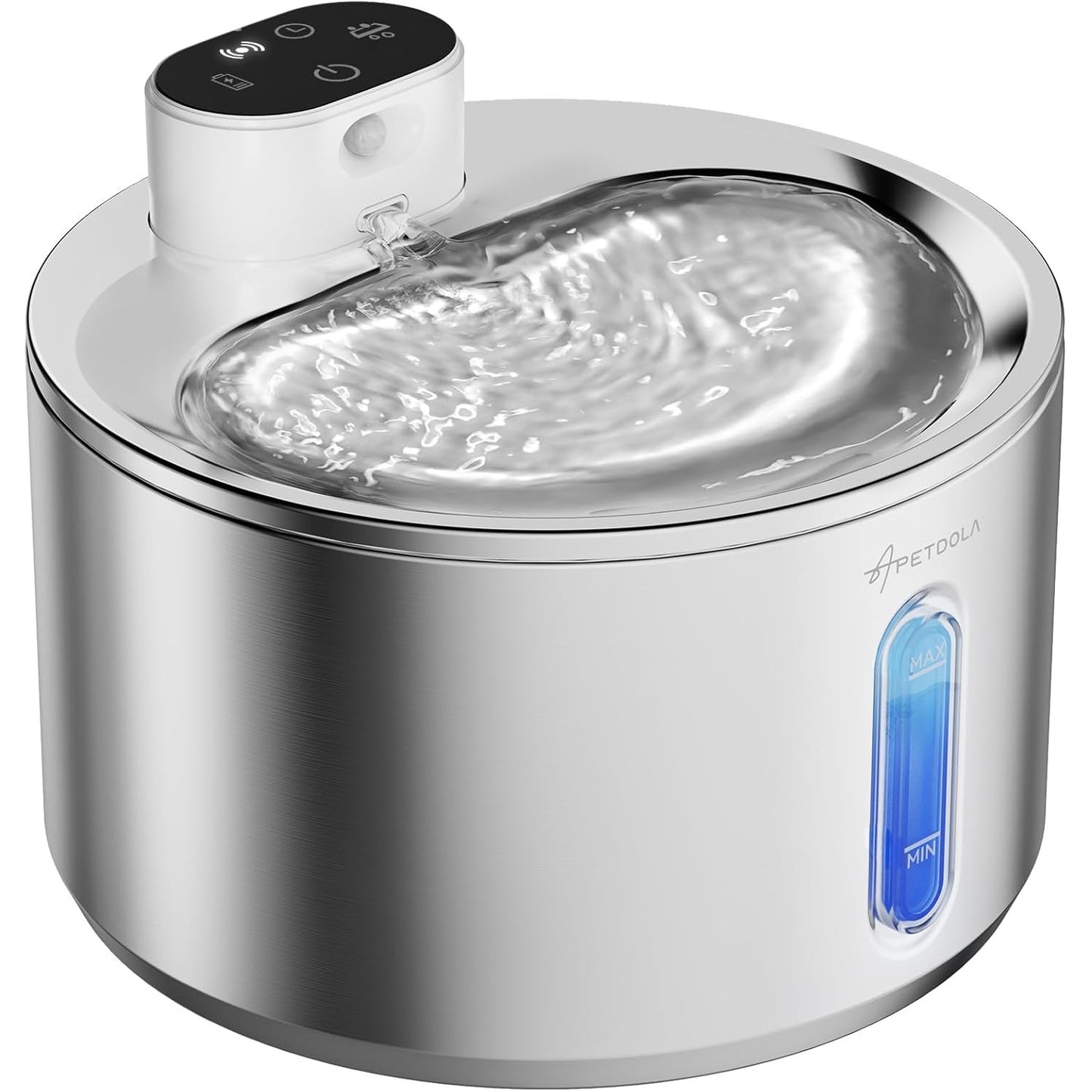 216039 - APETDOLA Shatërvan uji për macet, Bateri 5000 mAh, Shatërvan uji 135 fl oz/4 L