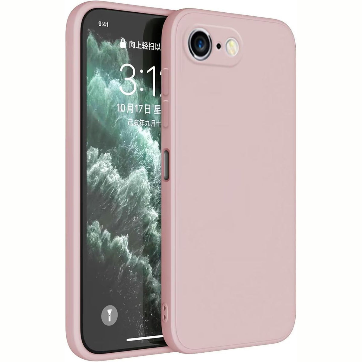 310737 - TOPME - Mbështjellëse për iPhone 6 / iPhone 6s, Mbrojtëse lëkure prej silikoni TPU, 4.7" inç, Blu safiri