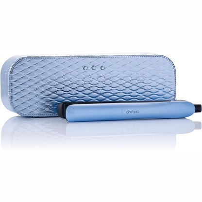 320858 - GHD Stilizues Gold, ngjyrë Blu të Akullt, Set Dhurate Iced Luxe, stilizim profesional për flokë të lëmuar dhe me shkëlqim