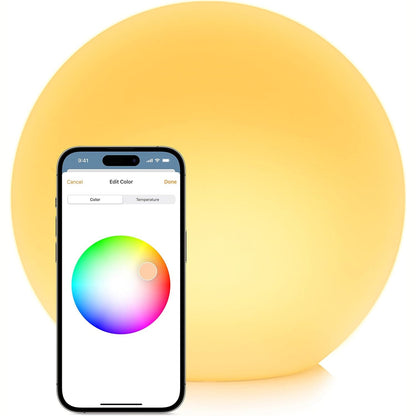 245828 - EVE Flare - Llambë LED inteligjente portative, IP65, karikim pa tel, Bluetooth dhe Thread