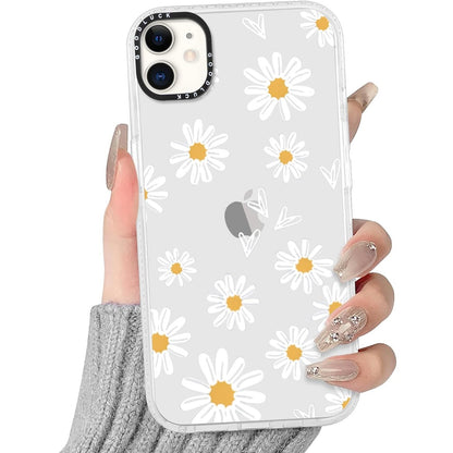 267151 - YIRLBEY Mbulesë transparente për iPhone 12 Mini, dizajn lulesh, model estetik, kuti dhuratë për vajza, kornizë silikoni 5.4" livandoje