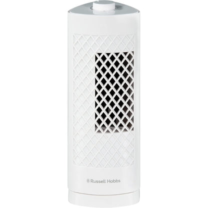 288724 - RUSSELL HOBBS Ventilator Mini-Tower RHTF1321, i lehtë, 33 cm, i lëvizshëm, 3 shpejtësi, kënd lëkundjeje 75°, rrjedhje ajri e fuqishme, funksionim i qetë, i bardhë