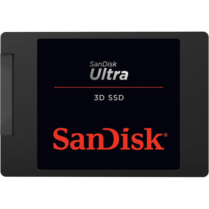 266128 - SANDISK ULTRA 3D SSD 500 GB - Disk i brendshëm 2.5 inç, rezistent ndaj goditjeve, 3D NAND, n-Cache 2.0, shpejtësi transferimi 560 MB/s, i zi