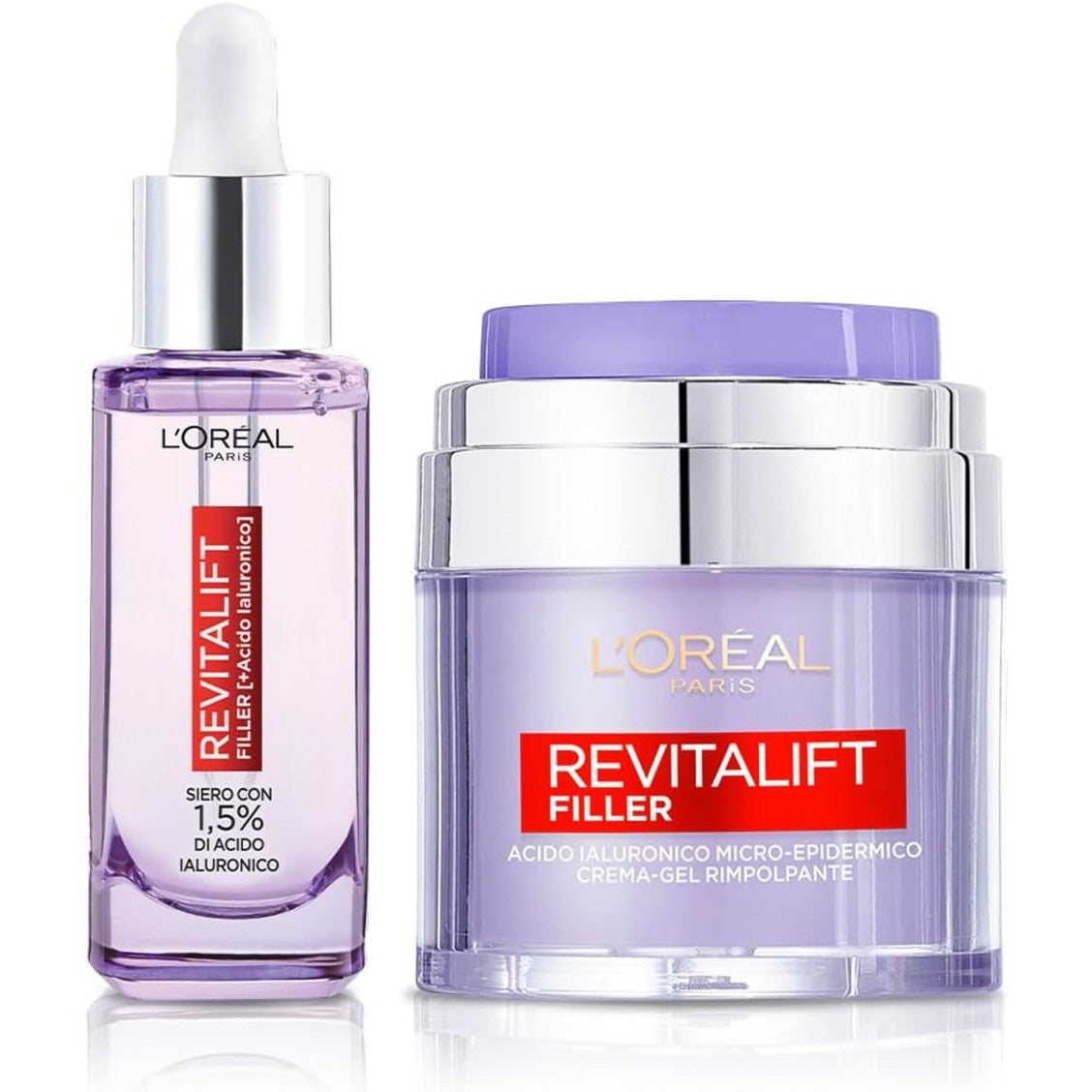 336044 - L'ORÉAL PARIS Rutina për Plotësim dhe Anti-Rrudha, me Serum dhe Krem-Xhel, Acid Hialuronik