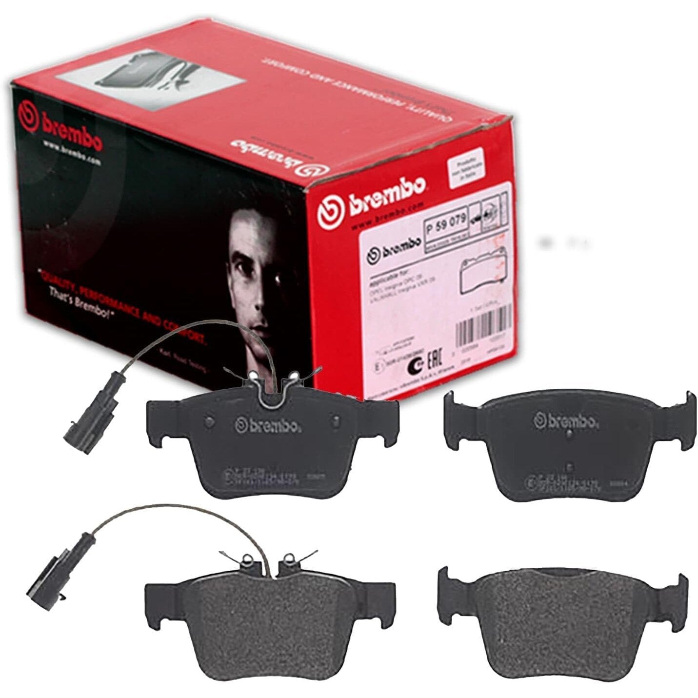 322284 - BREMBO Disqe freni të pasme P 23 180, Set me 4 copë