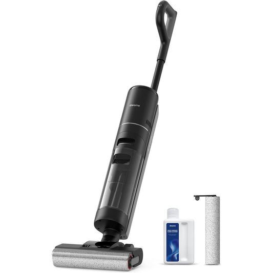 84049 - DREAME H12 Pro Fshesë pa Tel me Pastrim Skajesh dhe Vetëpastrim, Tharje me Ajër të Nxehtë, Rezervuar Uji 900ml, Jetëgjatësi Baterie 35 Minuta, Përshtatshme për Qime Kafshësh dhe Dysheme të Forta