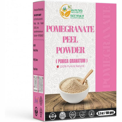 321988 - HERBS BOTANICA Pluhur qërues shege, 150 g, Punica Granatum natyral, pa gluten dhe pa OMGJ, kujdes për lëkurën