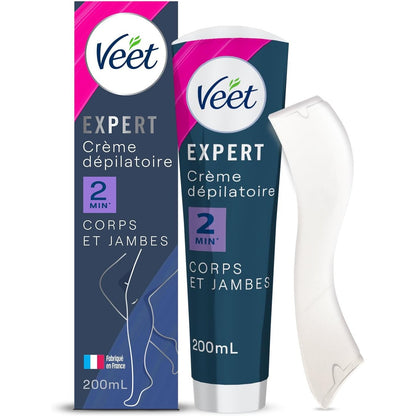 318834 - VEET EXPERT Krem për heqjen e qimeve kokëforta, Trup dhe këmbë, 200 ml