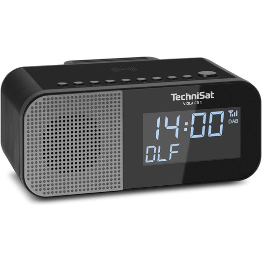 245255 - TechniSat - VIOLA CR 1 - Orë alarmi me radio DAB+ - 3.3 vat - Ekran 3.5 inç - Furnizim me energji