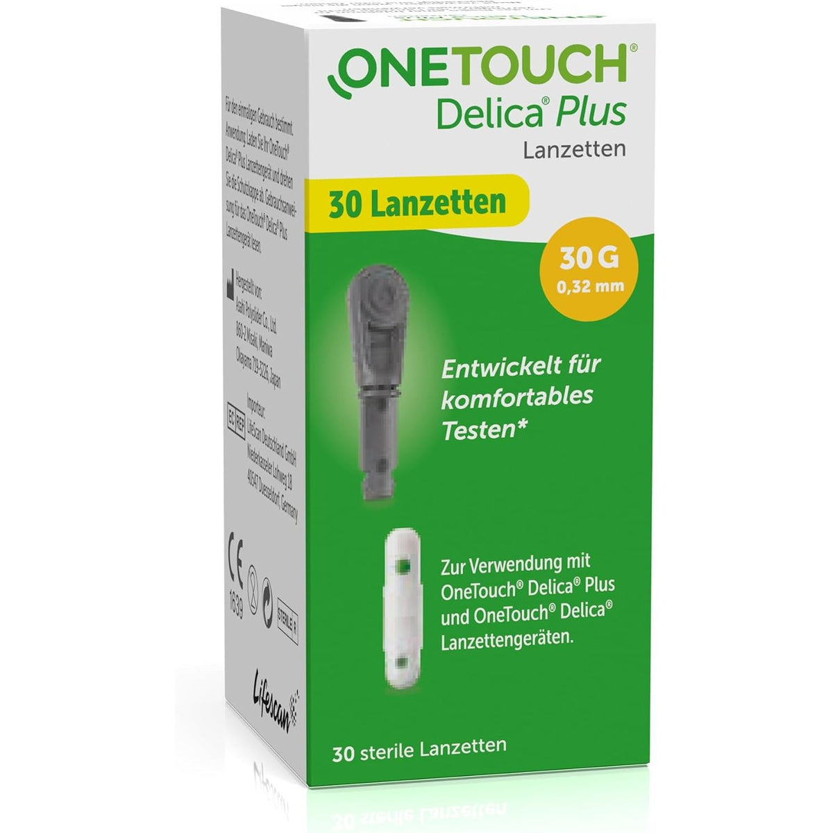 319003 - ONETOUCH® Delica® Plus Lanceta për Matjen e Glukozës, 30 lanceta sterile