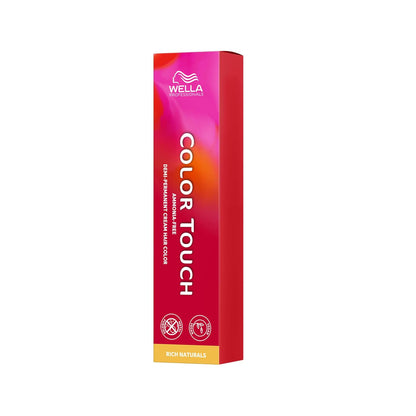 290358 - WELLA PROFESSIONALS Color Touch Rich Naturals - Ngjyrë intensive vegane për flokë pa amoniak - 60ml, 8/81 Light Blonde Pearl Ash, Metal Purifier, zgjasin deri në 28 larje