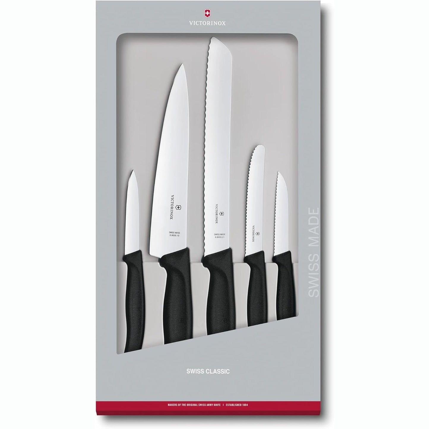 213148 - VICTORINOX Set Thikash Kuzhine, 5 copë, Tehe Çelik Inoks