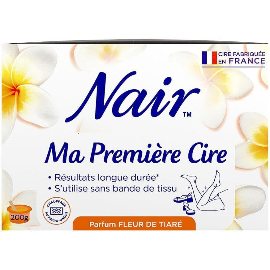 318969 - NAIR Dyllë për trupin My First, aromë lulesh Tiare, dyllë e nxehtë pa shirita, Kavanoz 200g