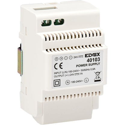 313328 - VIMAR Furnizim me energji për interkom video 40103 Elvox 24Vdc DIN shinë, 3 module
