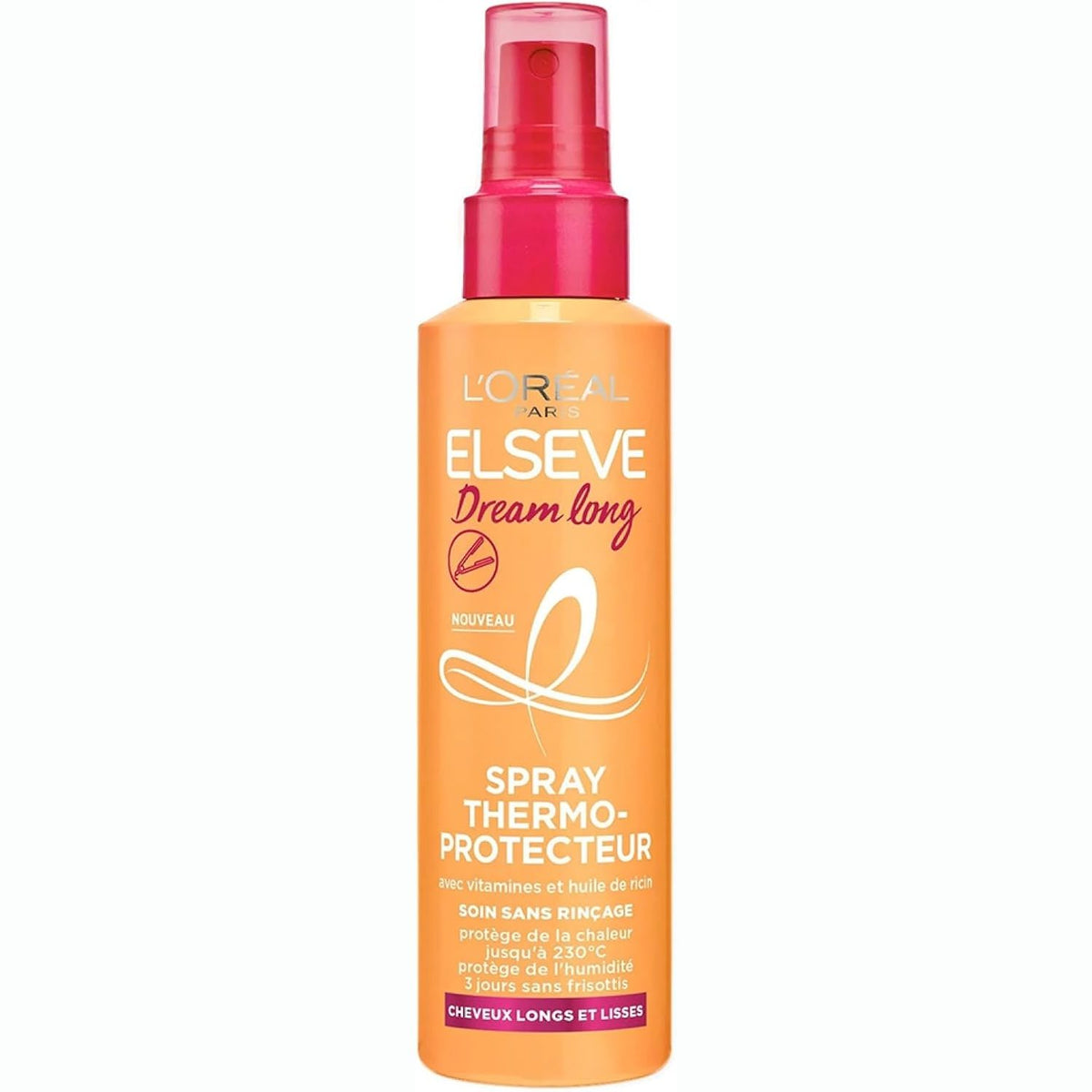 301320 - L'ORÉAL PARIS - Serum Mbrojtës nga Nxehtësia 230° - 72H Kundër Flokëve të Çrregullta - Treatment pa Lënë Dream Smooth - Elseve Dream Long - 150 ml