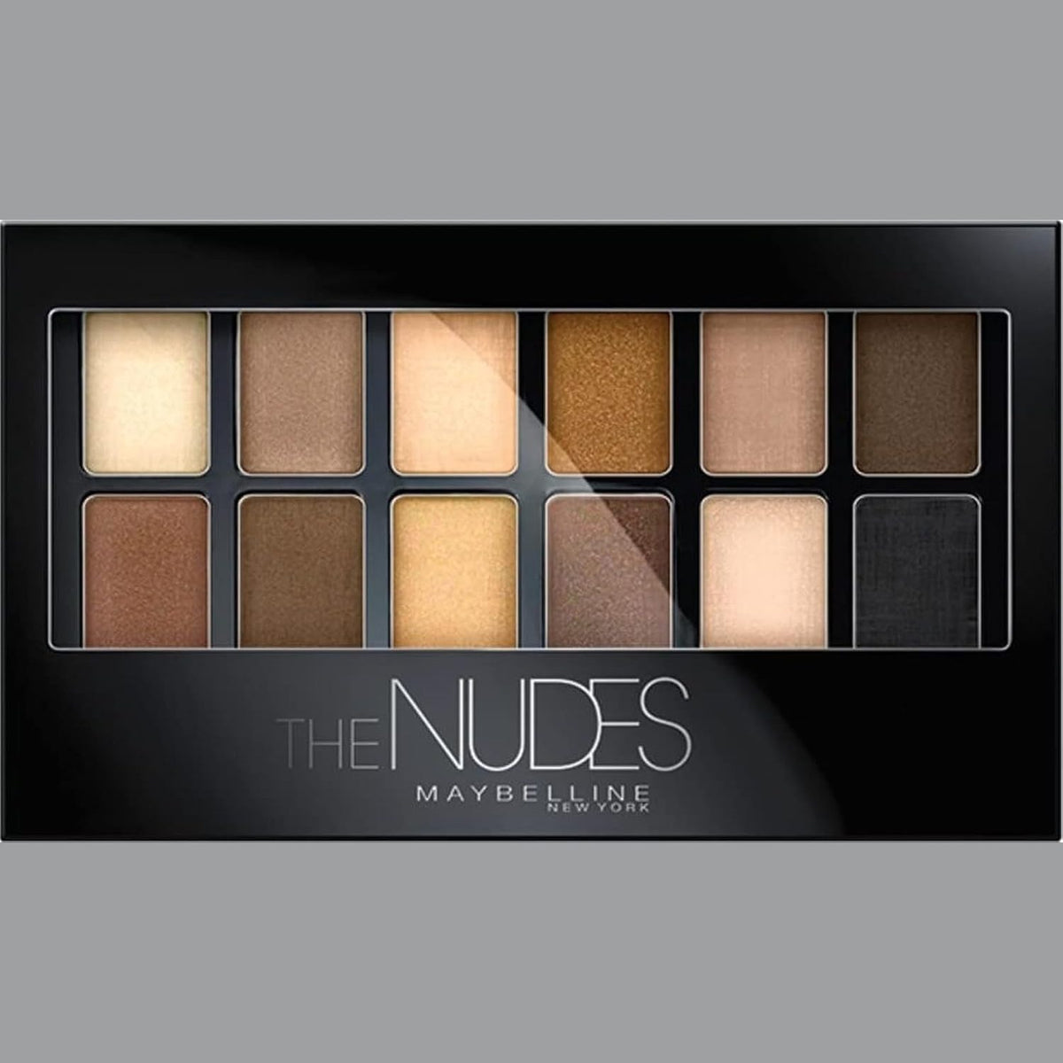 290145 - MAYBELLINE NEW YORK PALETA E HIJES SË SYVE, PALETA NUDES, 12 NGJYRA